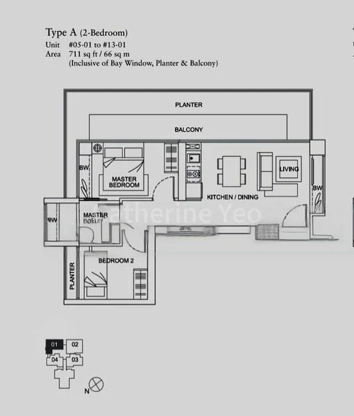 2 Bed Apartment (Condo) for Sale in  The Aristo @ Amber - Image 15