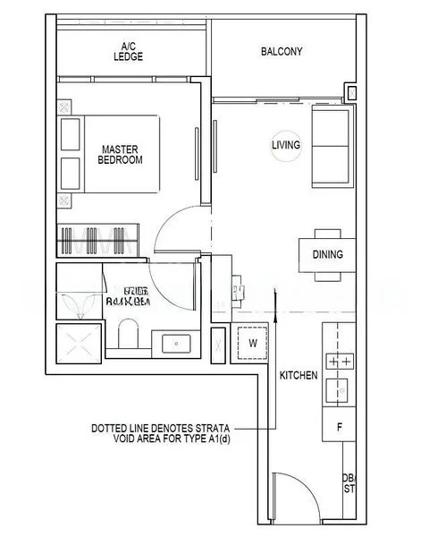 1 Bed Condo for Rent in  Piccadilly Grand / Piccadilly Galleria - Image 3
