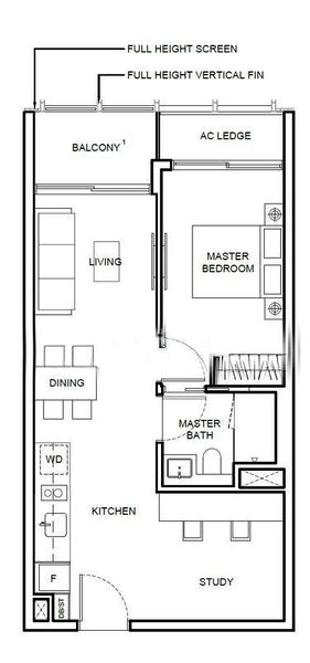 1 Bed Apartment (Condo) for Rent in  1953@Tessensohn - Image 7