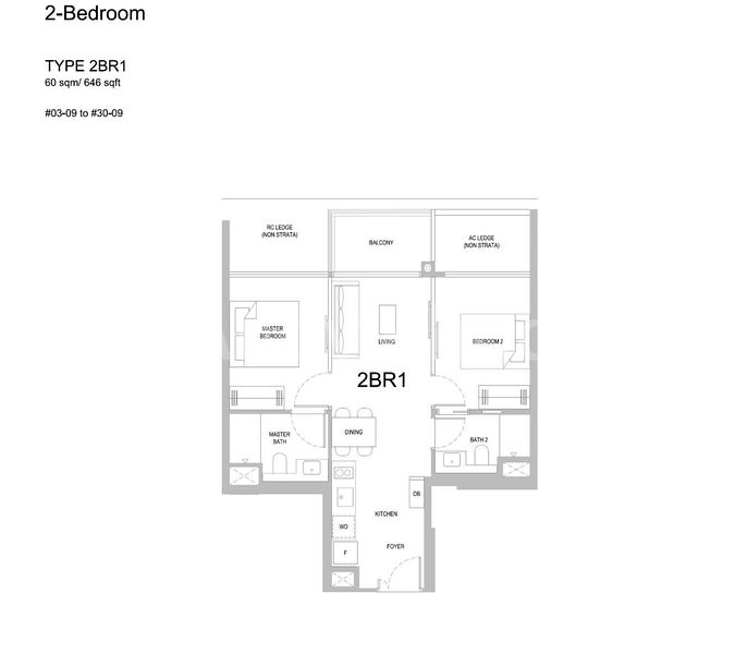 2 Bed Condo for Sale in One Marina Gardens - Image 9