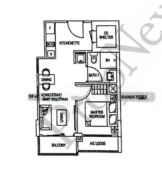1 Bed Condo for Rent in  Parc Elegance - Image 7