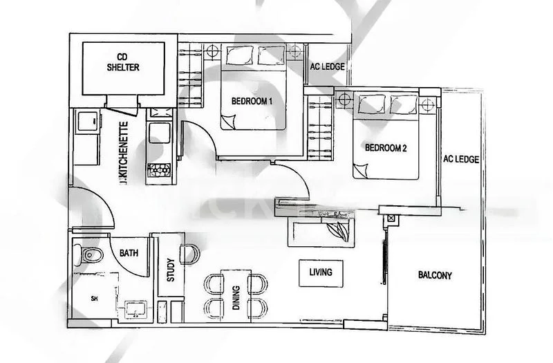 2 Bed Condo for Rent in  East Village - Image 6