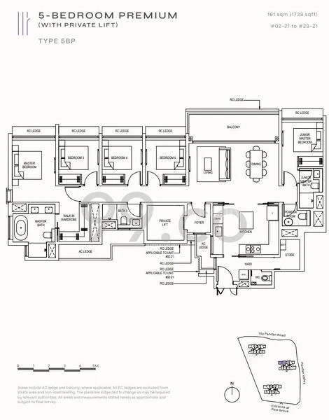 5 Bed Condo for Sale in  Pinetree Hill - Image 3