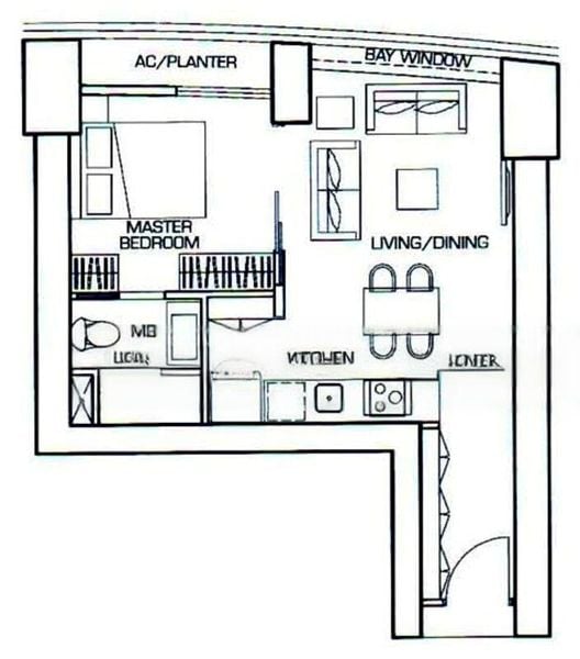 1 Bed Apartment (Condo) for Rent in  The Sail @ Marina Bay - Image 5