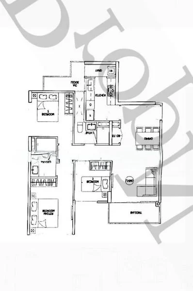 3 Bed Executive Condo for Rent in The Rainforest - Image 16