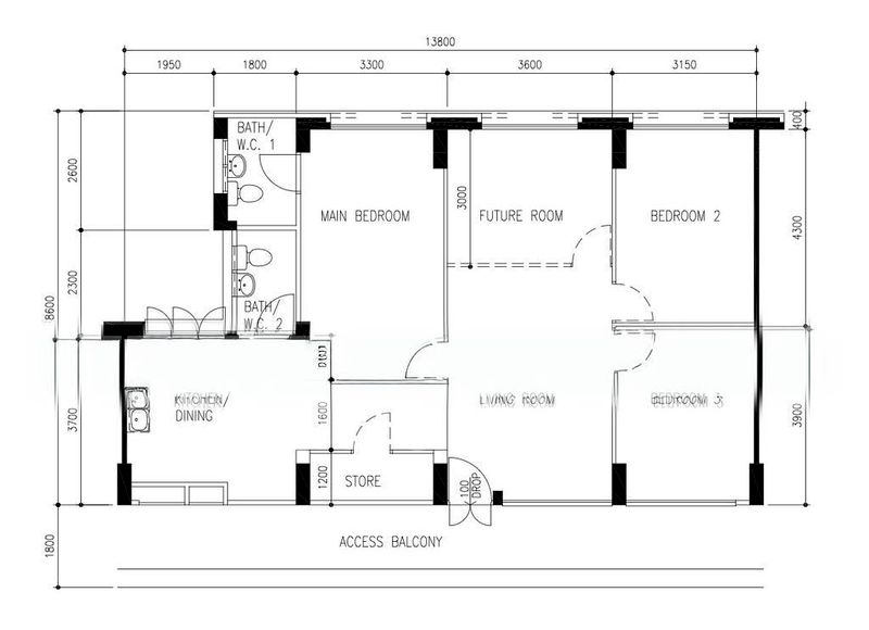 4 Room (4A) HDB for Sale in  227 Pasir Ris Street 21 - Image 14