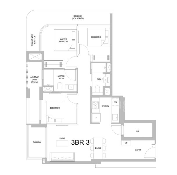 3 Bed Apartment (Condo) for Sale in One Marina Gardens - Image 11