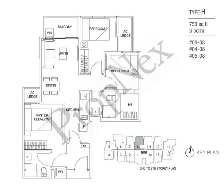 2 Bed (Condo) for Rent in Hills Twoone - Image 10