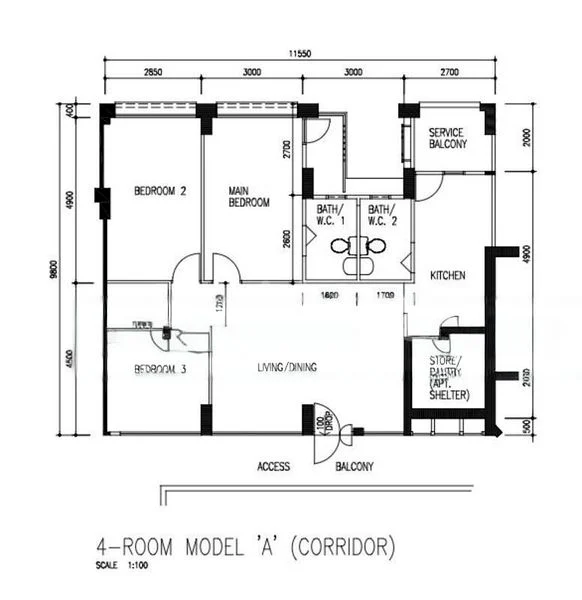 4 Room (4A) HDB for Rent in  166B Punggol Central - Image 6