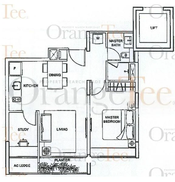1 Bed Condo for Rent in  Meadows @ Peirce - Image 10