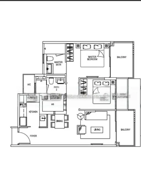 2 Bed Condo for Rent in  Nin Residence - Image 12