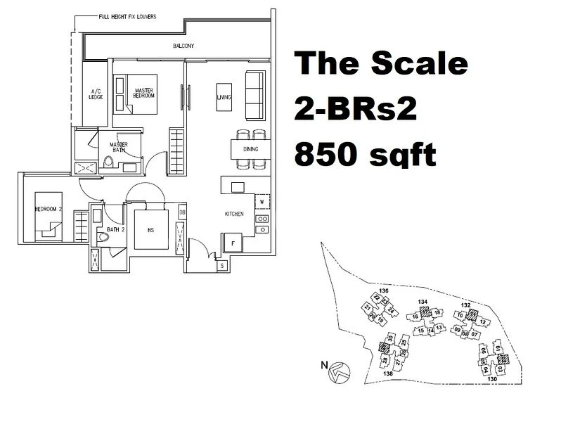 2 Bed Apartment (Condo) for Rent in  The Scala - Image 12