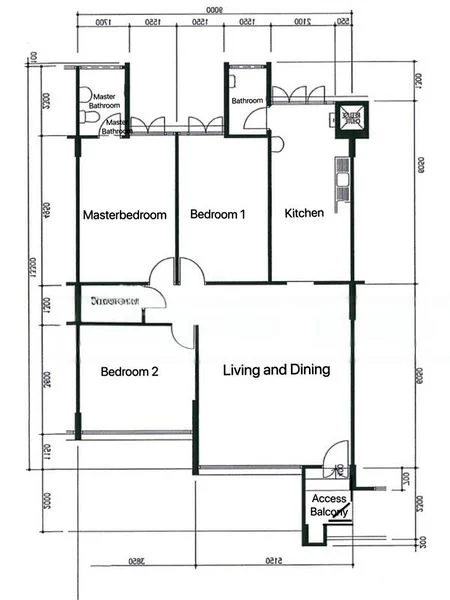 4 Room (4NG) HDB for Rent in  852 Tampines Street 82 - Image 13