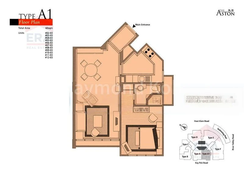 1 Bed Condo for Rent in  The Aston - Image 11