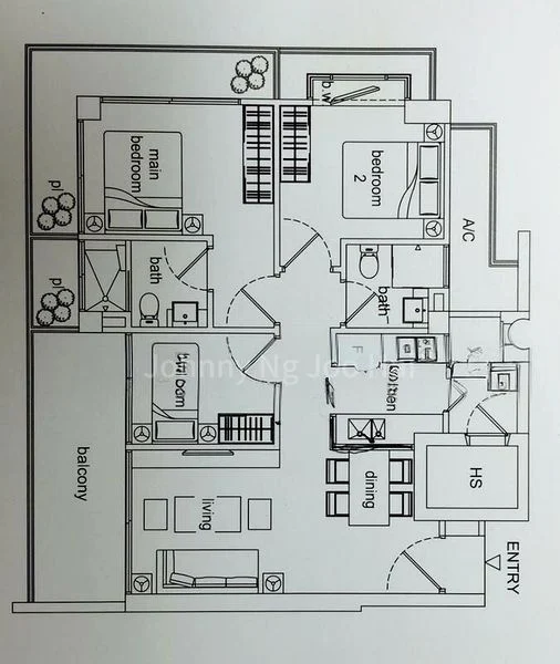 3 Bed Condo for Rent in  Beacon Heights - Image 9