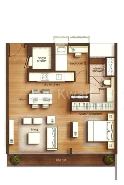 2 Bed Condo for Sale in  Hilltops - Image 12