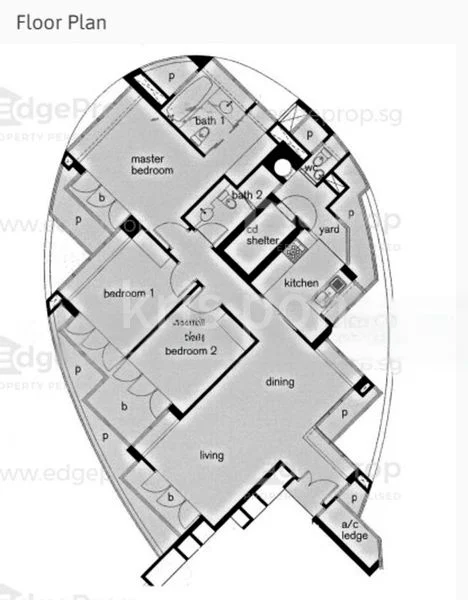 3 Bed Apartment (Condo) for Rent in  11 Amber Road - Image 17