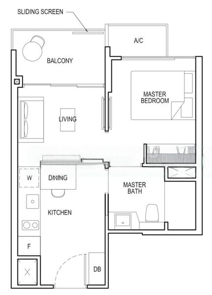 1+1 Bed Condo for Rent in  Grandeur Park Residences - Image 18