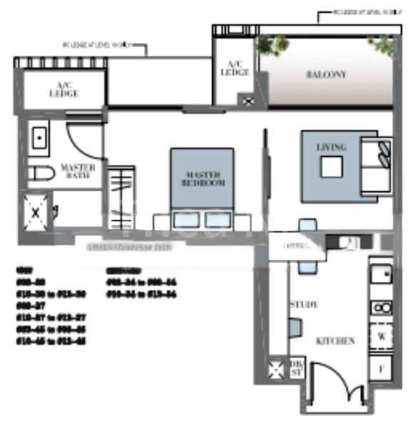 1 Bed Condo for Rent in  Botanique At Bartley - Image 9