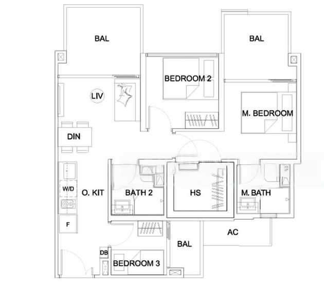 3 Bed Condo for Sale in  Uptown @ Farrer - Image 12