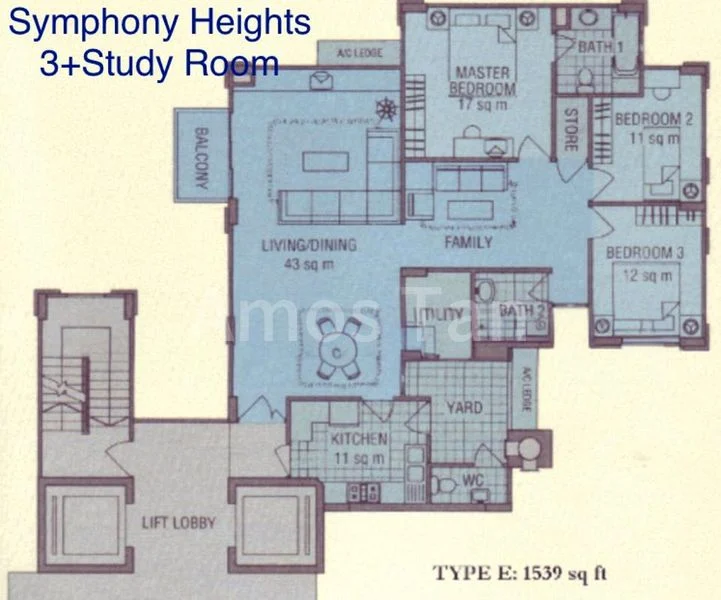 3+1 Bed Condo for Rent in  Symphony Heights - Image 7