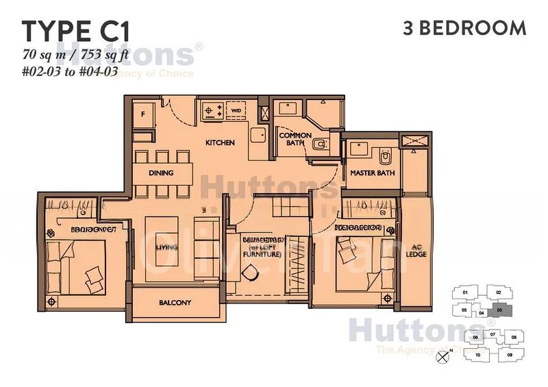 3 Bed Condo for Rent in  The Asana - Image 10