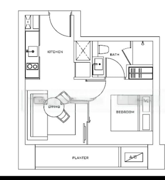 1 Bed Condo for Rent in  Skysuites @ Anson - Image 7
