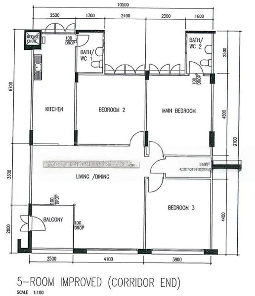 5 Room (5I) HDB for Rent in  866 Tampines Street 83 - Image 18