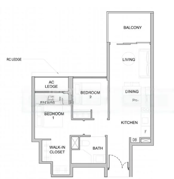 2 Bed Condo for Sale in  Kingsford Waterbay - Image 11